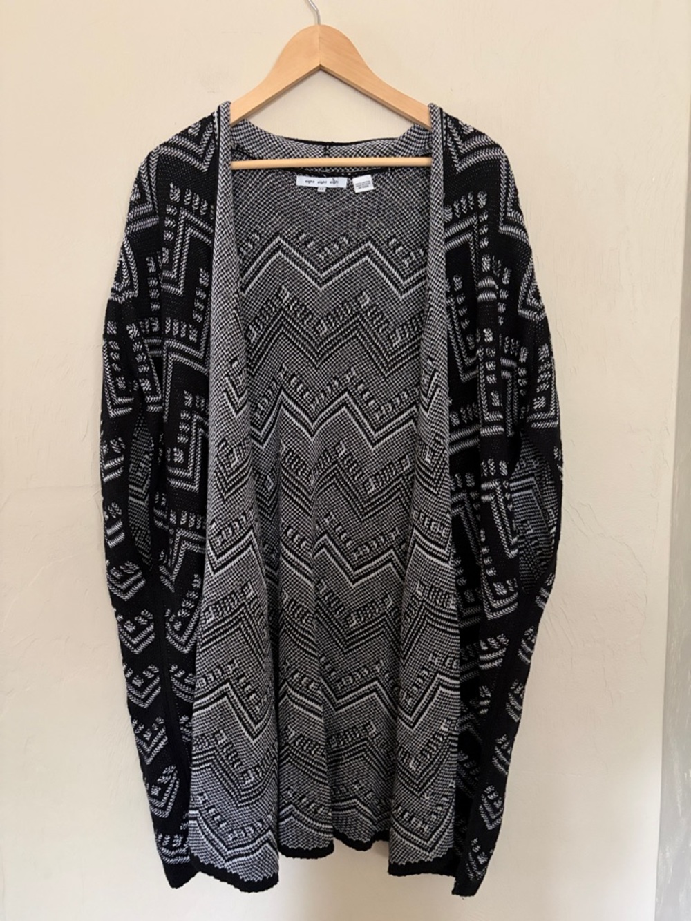 eight eight eight Geometric Open-Front Cardigan. Excellent Like New Condition!